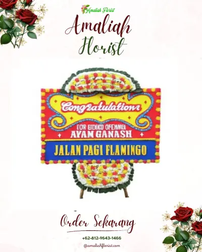 Bunga Papan Congratulation di Kebon Kacang